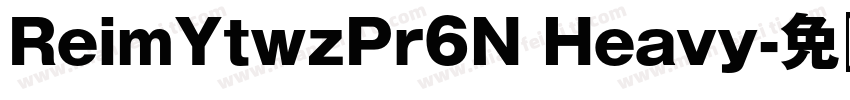 ReimYtwzPr6N Heavy字体转换